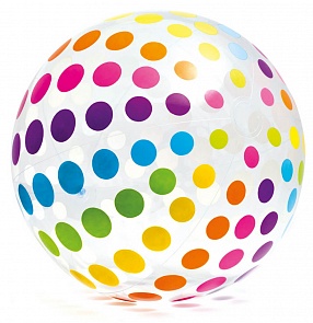 Надувной мяч гигант 107 см, от 3 лет (Intex, с59065)